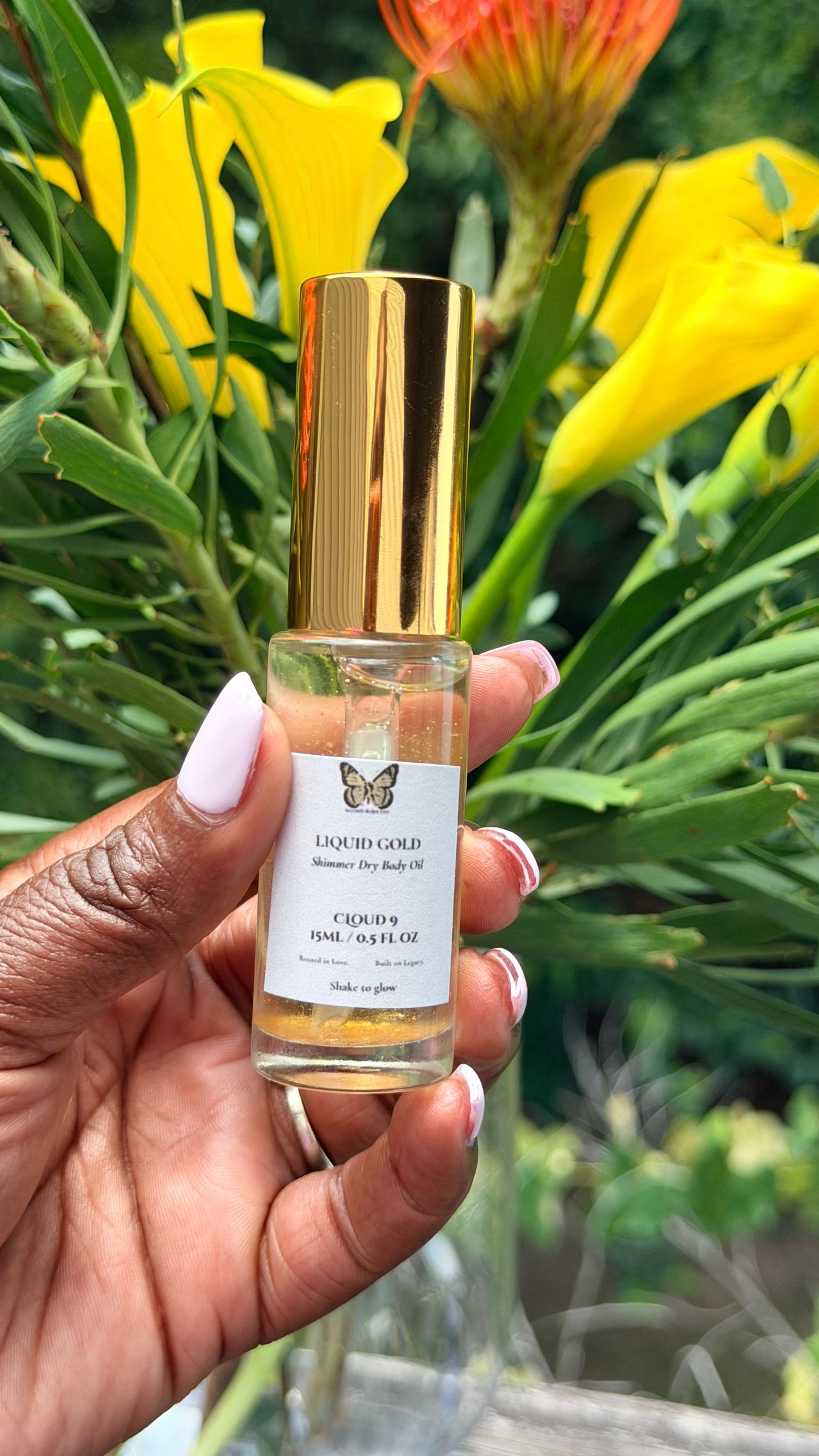 Liquid Gold · Shimmer Dry Body Oil